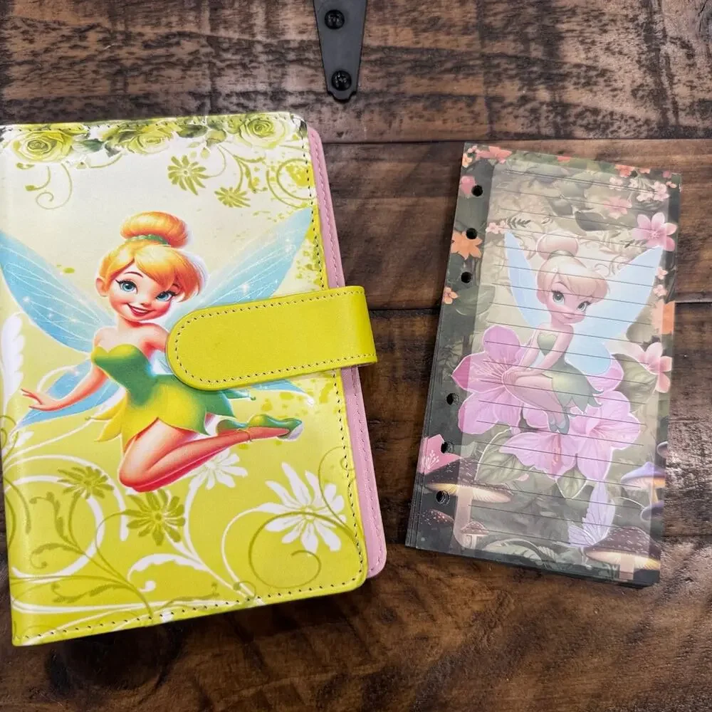Tinkerbell A6 6 Ring Binder & Paper